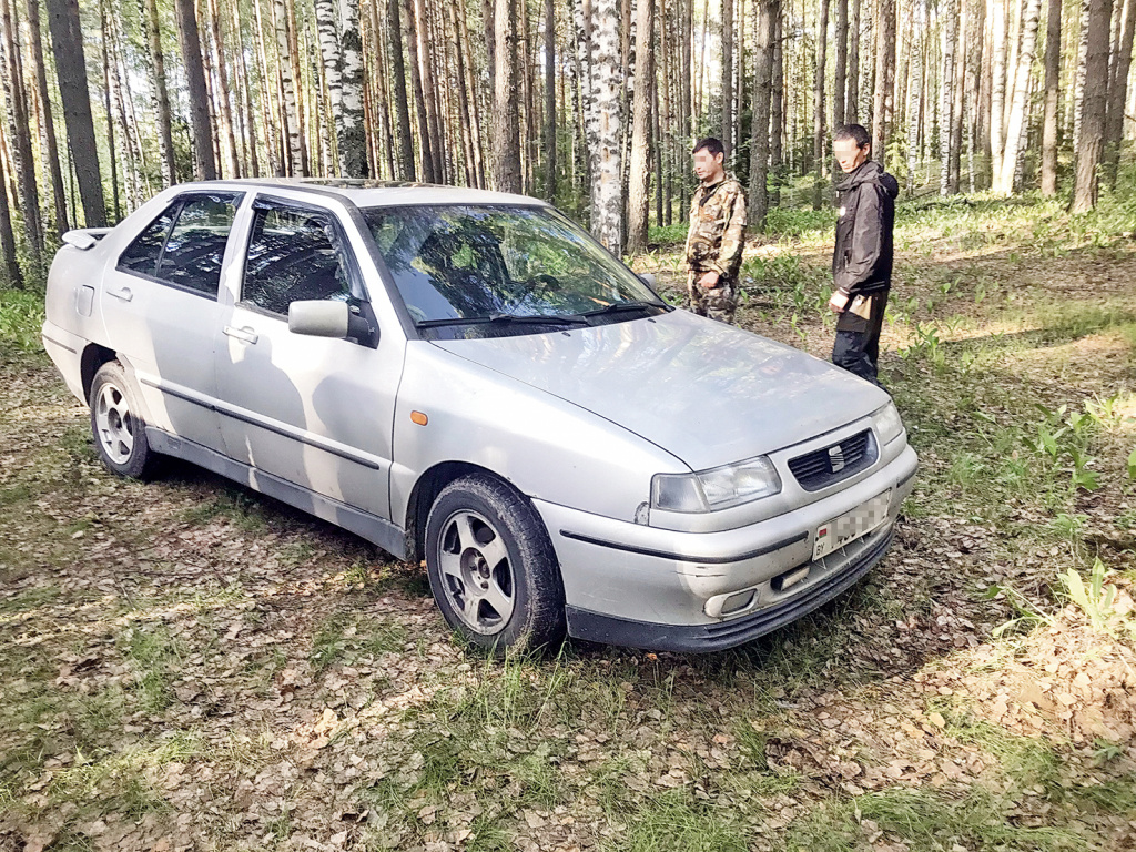 злоумышленник использовал для передвижения старенькую иномарку с белорусскими номерами