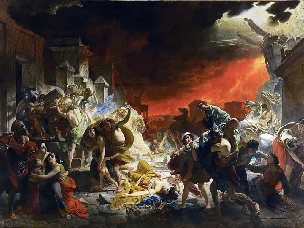 ФОТО: «Последний день Помпеи» (фрагмент), 1833 год