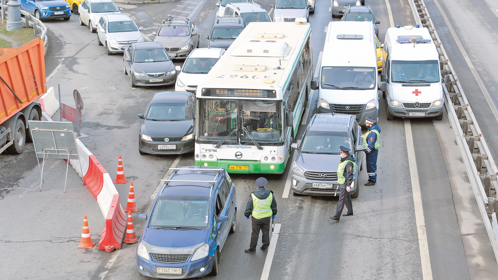 К 10 утра от затора не осталось и следа