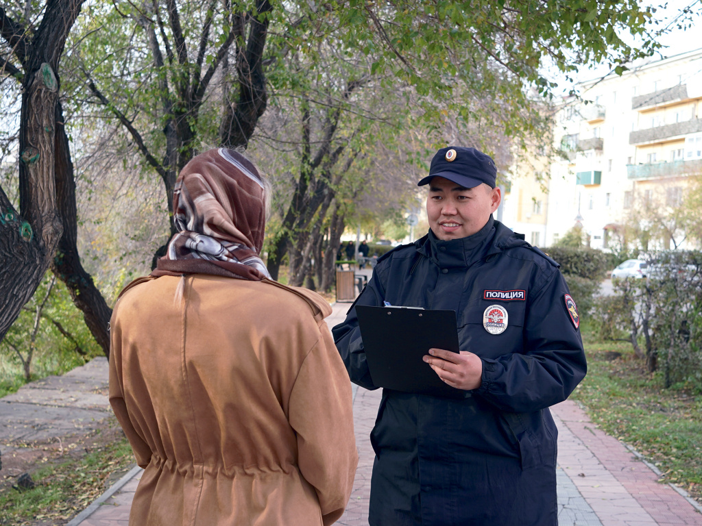 Лейтенант полиции Баир Бамбагаев