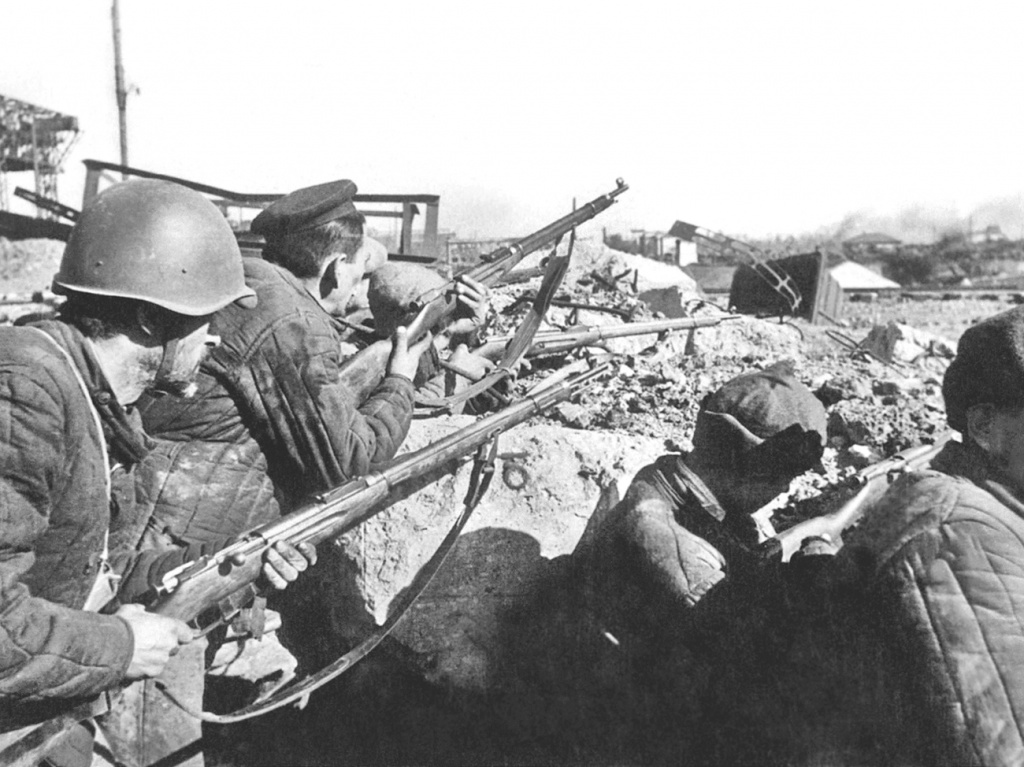 Фото: Бойцы истребительного батальона