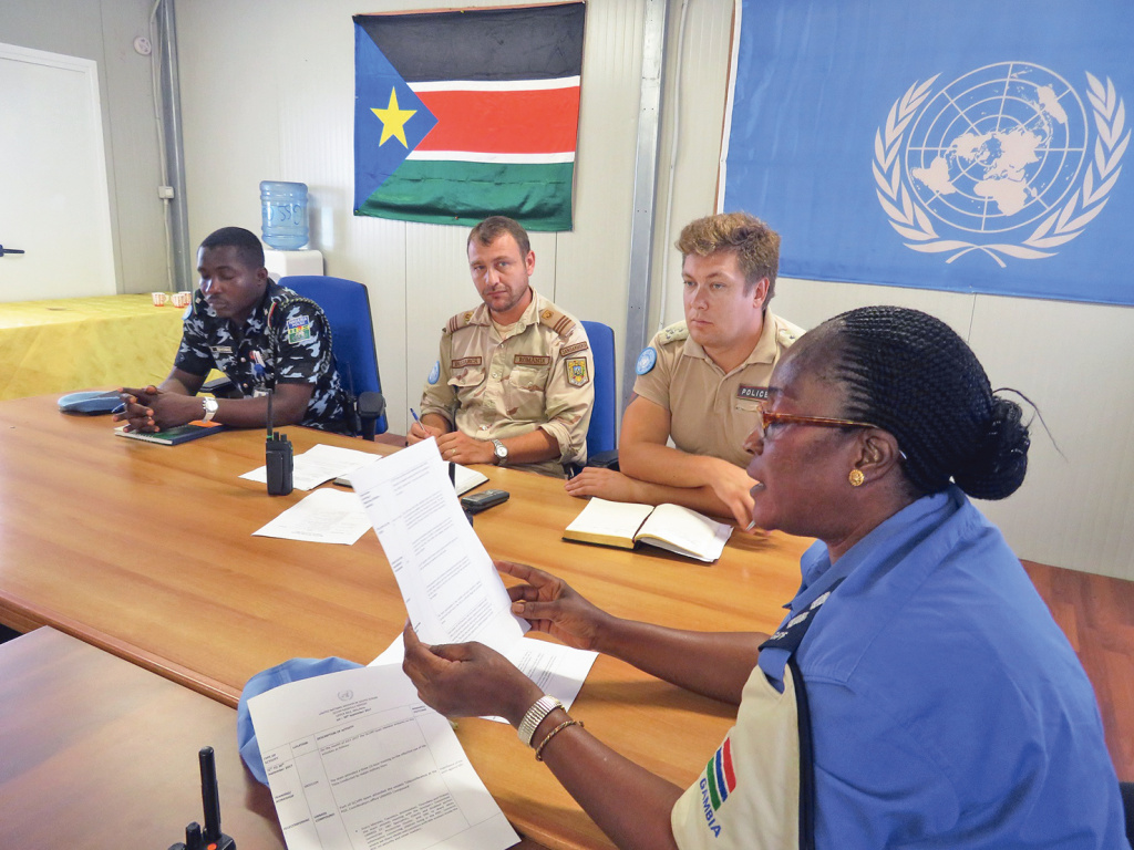 В центральном полицейском офисе