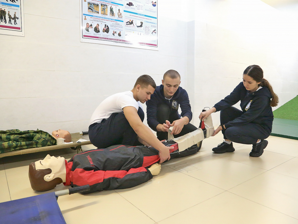 Мастер-класс на полигоне тактической медицины