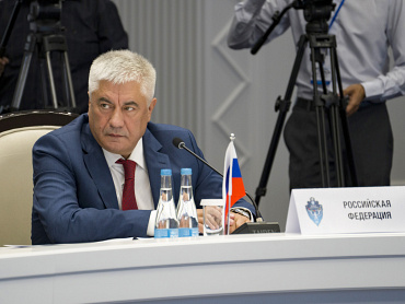 Владимир Колокольцев выступил на заседании Совета министров внутренних дел государств – участников СНГ