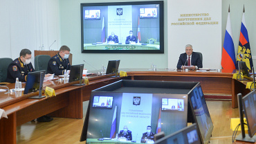 Владимир Колокольцев провел заседание коллегии МВД России