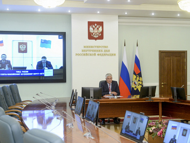 Владимир Колокольцев представил личному составу нового начальника УМВД России по Ханты-Мансийскому автономному округу – Югре