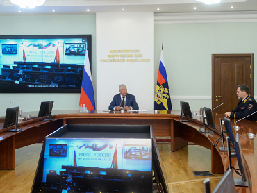 Владимир Колокольцев представил личному составу своего заместителя Андрея Храпова