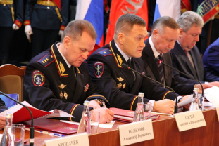 Аркадий Гостев принял участие в заседании коллегии ГУ МВД России по городу Санкт-Петербургу и Ленинградской области