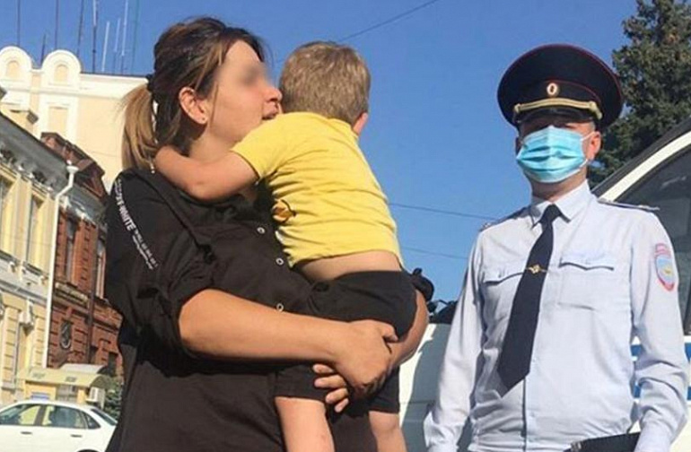 В Владикавказе полицейские в кратчайшие сроки разыскали пропавшего трёхлетнего ребёнка