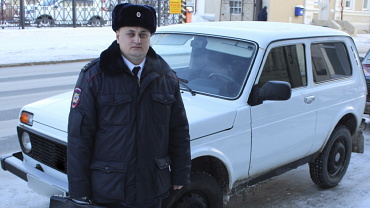 В Тюменской области участковый уполномоченный полиции спас мужчину, получившего травму головы